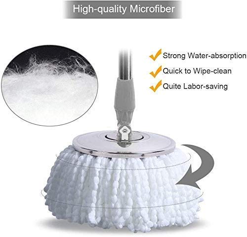 360 Degree Rotating Spin Mop – Original Replacement Parts For Home, Kitchen & Bathroom Cleaning Spin Mop ( Random Color )
