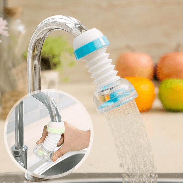 Kitchen Shower Splash Fan Faucet Water-saving Filter Shower Water Rotating Spray Regulator Tap Water