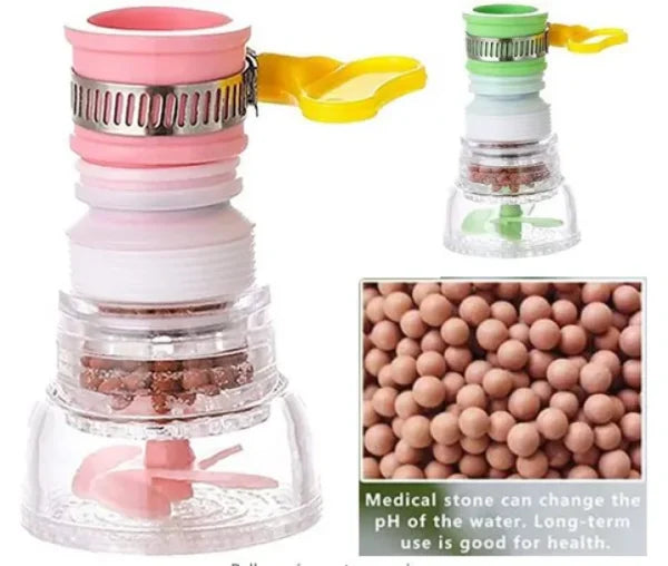 Kitchen Shower Splash Fan Faucet Water-saving Filter Shower Water Rotating Spray Regulator Tap Water