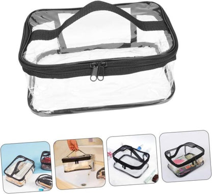 Clear Travel Makeup Bag – Waterproof, Portable, And Stylish Organizer For Cosmetics & Toiletries