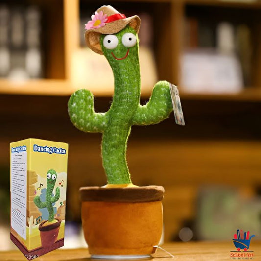 Dancing Cactus Toy – Singing, Talking, Voice Recording Plush With Usb Rechargeable Function