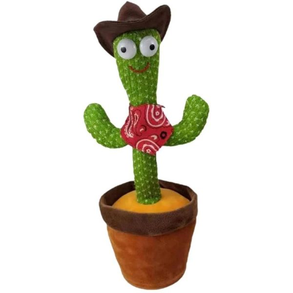Dancing Cactus Toy – Singing, Talking, Voice Recording Plush With Usb Rechargeable Function