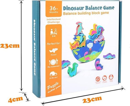 Dinosaur Toy From 3 Years Wooden Toy Stacking Game Wooden Balancing Stacking Stones Game 3d Montessori Threading