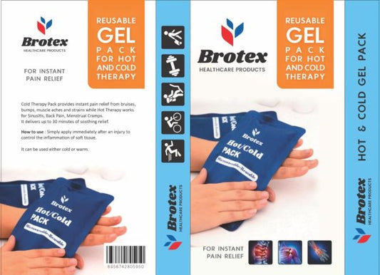 Hot And Cold First Aid Pain Relief Therapy Pack | Microwavable & Freezable| Pack Re-useable | Comfortable