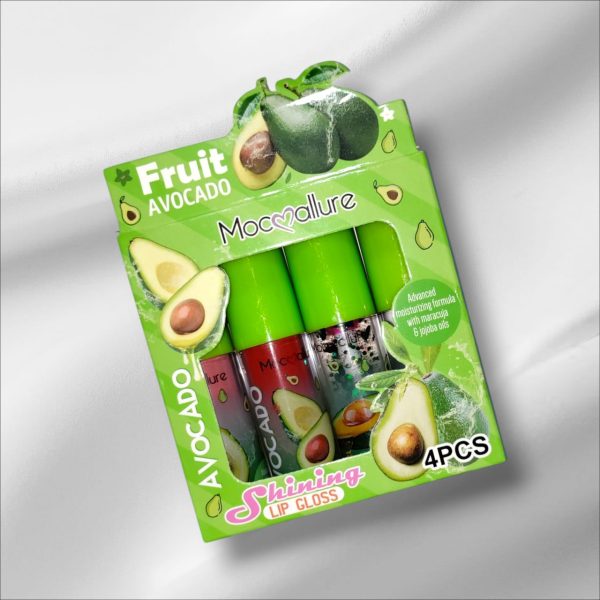 Mocallure 4 Pcs Shinning Lipgloss Set – Long-lasting, Easy To Apply, Lip Gloss For Makeup Lovers