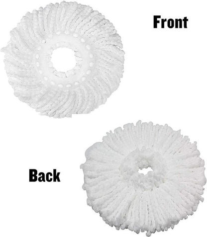 (pack Of 3)spin Mop Refill – Extra Head, Additional Microfiber Mop Round Shape Mop Heads