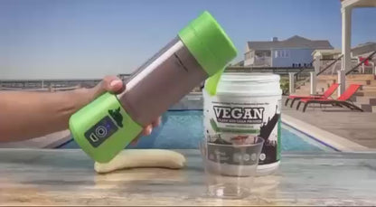 Portable Mini 6 Blade Juicer Blender | Outdoor Juicing Cup (380ml) – Rechargeable